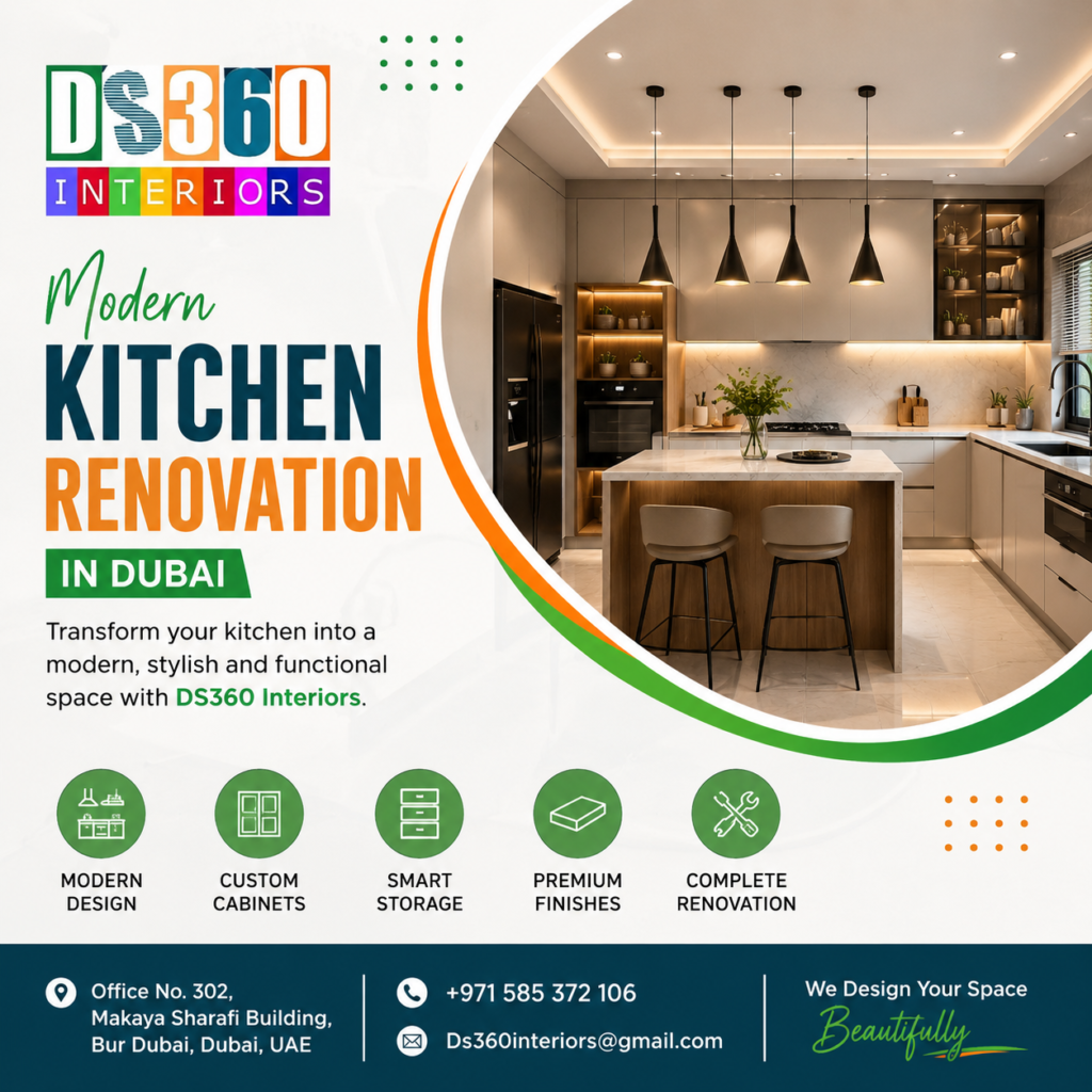 Modern Kitchen Renovation in Dubai