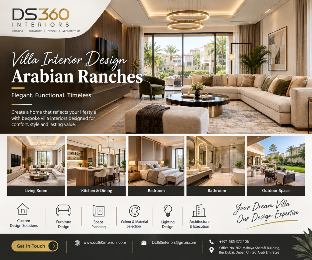 Villa Interior Design Arabian Ranches